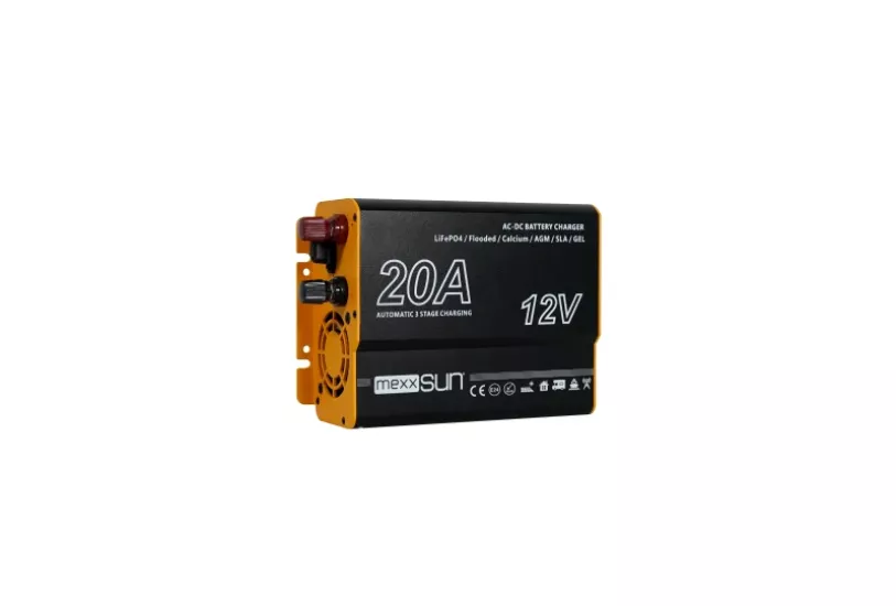 Mexxsun AC-DC Akıllı Akü Şarj Cihazı 12V 20A - Fesa Enerji