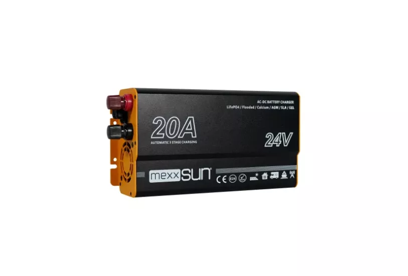 Mexxsun AC-DC Akıllı Akü Şarj Cihazı 24V 20A - Fesa Enerji
