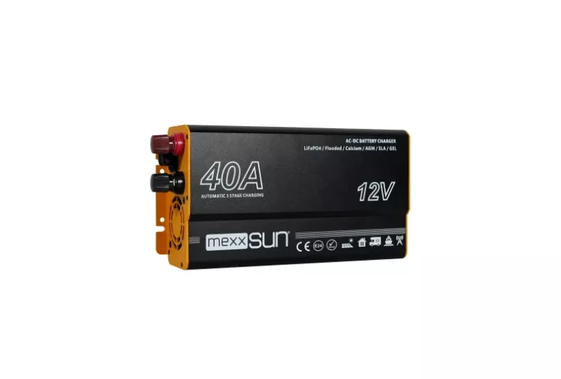 Mexxsun AC-DC Akıllı Akü Şarj Cihazı 12V 40A (PFC Destekli) - Fesa Enerji