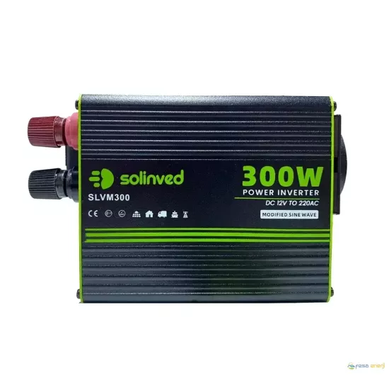Solinved 300W 12V Modifiye Sinüs İnverter (SLVM-300) - Fesa Enerji