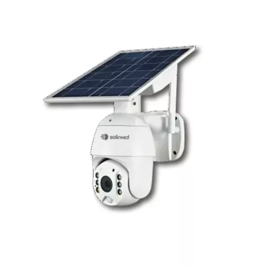 Solinved 4G SIM Kartlı Güneş Enerjili 2K PTZ Güvenlik Kamerası (CM-22) - Fesa Enerji