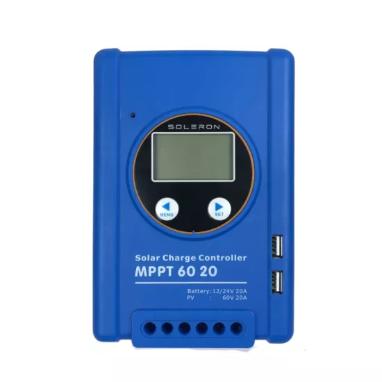 SOLERON 20A MPPT ŞARJ Soleron 20A MPPT Şarj Kontrol Cihazı 12V/24V - Fesa EnerjiCİHAZI 12/24V