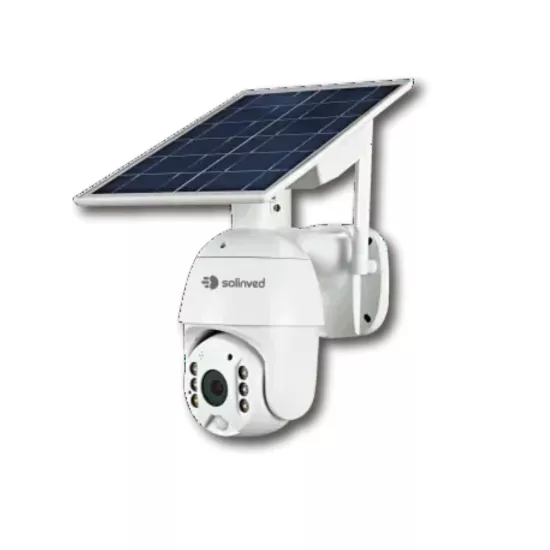Solinved Wi-Fi Güneş Enerjili 2K PTZ Güvenlik Kamerası (CM-22) - Fesa Enerji