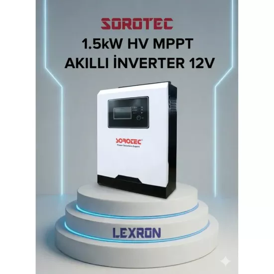 Sorotec 1.5KW 12V HV MPPT Akıllı İnverter (450V Solar) - Fesa Enerji