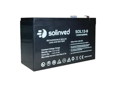 Solinved 9ah-12v Kuru Tip Akü