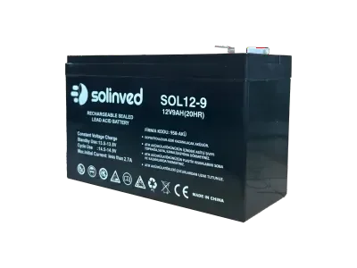 Solinved 9ah-12v Kuru Tip Akü