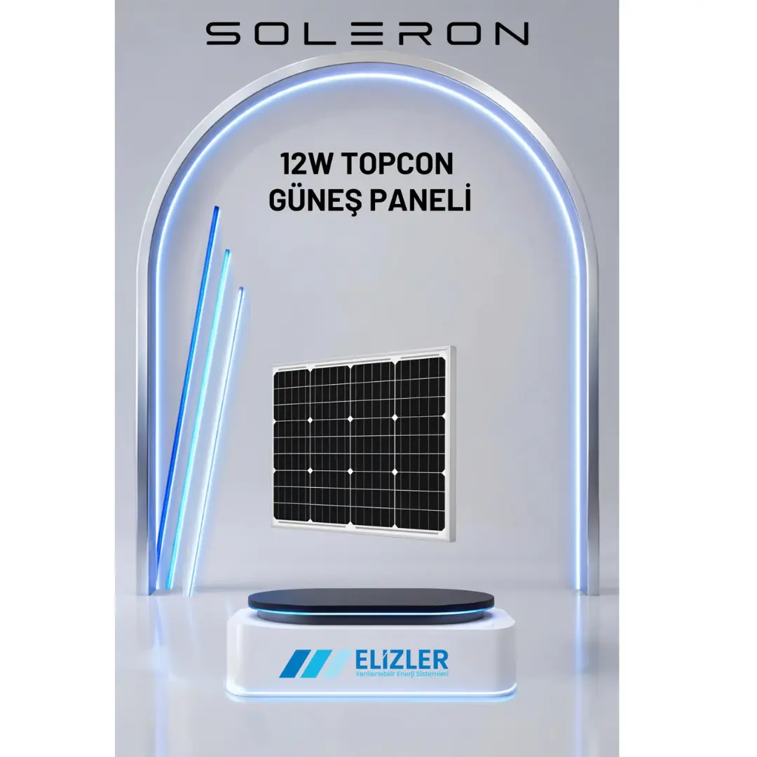 Soleron 12W TOPCon Güneş Paneli 