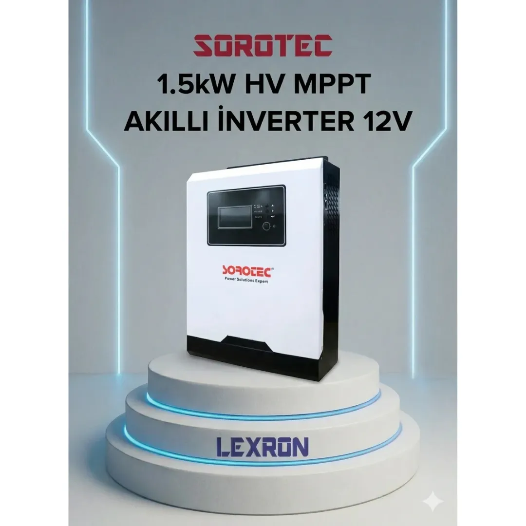 Sorotec 1.5KW 12V HV MPPT Akıllı İnverter 